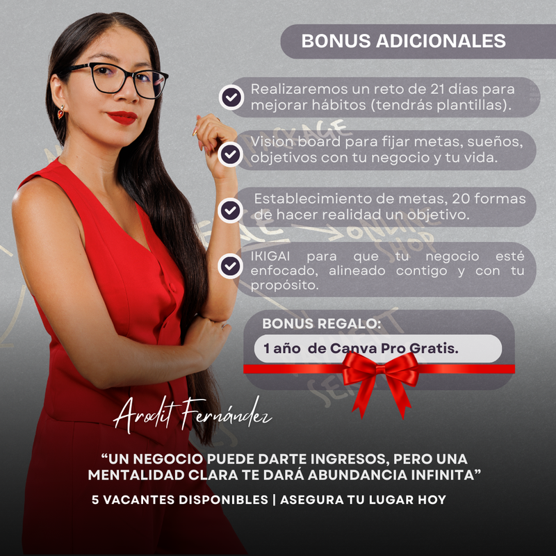 MENTORÍA INTENSIVA DE 3 MESES: APRENDE A VENDER EN HALLOWEEN, BLACK DAYS Y NAVIDAD